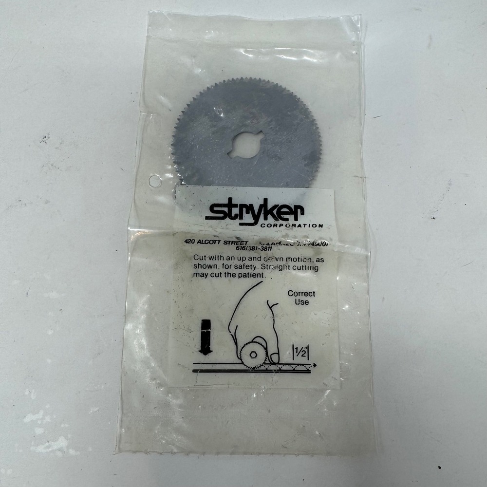Stryker 840-20 Cast Cutter Saw Blade Stainless Steel 2"